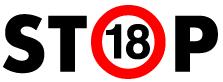 logo stop18 czarne
